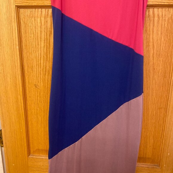 Women's colorblock Pattern Long Lillys Closet Dress (Large) - Picture 7 of 7